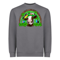 Storm st patricks cow rainbow Heavyweight Sweatshirt - Artiststas