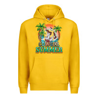Lemon Cowgirl summer Premium Hoodie - NancyCooperArtShop