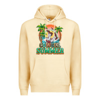 Pina Colada Cowgirl summer Premium Hoodie - NancyCooperArtShop