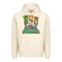 Tofu Cowgirl summer Premium Hoodie - NancyCooperArtShop