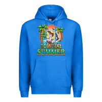 True Royal Cowgirl summer Premium Hoodie - NancyCooperArtShop