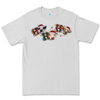 Dove Grey hohoho christmas cows Premium Tee - RanaPortraitStore