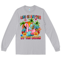 Moon Dust life is better at the beach Long Sleeve Tee - MaliasSmallBusiness