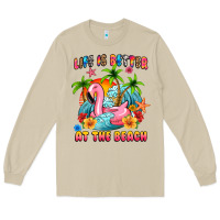 Mushroom life is better at the beach Long Sleeve Tee - MaliasSmallBusiness