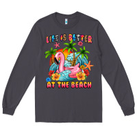 Smoke life is better at the beach Long Sleeve Tee - MaliasSmallBusiness