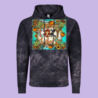 Cozy Vibes Tumbler Vintage Hoodie Designed By Bundleandbundleshop