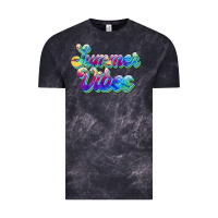 Cloud Black summer vibes Vintage Tee - JahusDesignShop