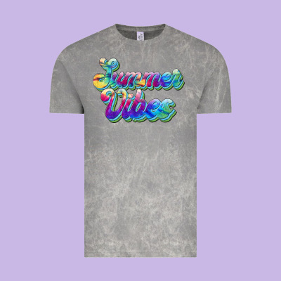 Summer Vibes Vintage Tee Designed By Jahusdesignshop