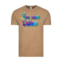 Vintage Coffee summer vibes Vintage Tee - JahusDesignShop