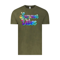 Vintage Olive summer vibes Vintage Tee - JahusDesignShop