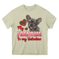 Mossy my frenchie is my valentine Heavy Core Tee - RanaPortraitStore