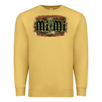 Antique Gold Camouflage Patterned Mimi Tried Premium Sweatshirt - Bettercallsaul