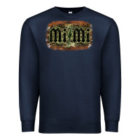 Navy Camouflage Patterned Mimi Tried Premium Sweatshirt - Bettercallsaul