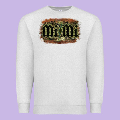 Camouflage Patterned Mimi Tried Premium Sweatshirt Designed By Bettercallsaul