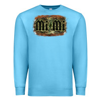 Ocean Blue Camouflage Patterned Mimi Tried Premium Sweatshirt - Bettercallsaul