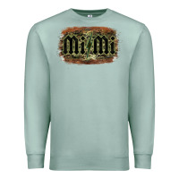 Seafoam Camouflage Patterned Mimi Tried Premium Sweatshirt - Bettercallsaul