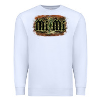White Camouflage Patterned Mimi Tried Premium Sweatshirt - Bettercallsaul