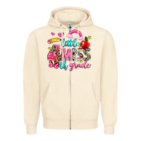 Sandshell little miss fourth grade Zipper Hoodie - NancyCooperArtShop
