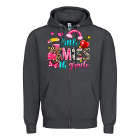 Smoke little miss fourth grade Zipper Hoodie - NancyCooperArtShop