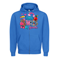 True Royal little miss fourth grade Zipper Hoodie - NancyCooperArtShop