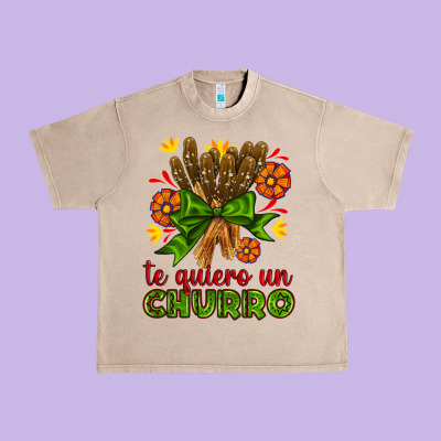 Te Gueiro Un Churro Urban Heavy Tee Designed By Adodesignshop