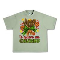 Oil Green Te Gueiro un churro Urban Heavy Tee - AdoDesignShop