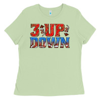 Matcha 3 up 3 down football Ladies Tee - texasbilliewilder