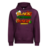 Mauve Wine Black Teacher magic Urban Hoodie - HowdyJamesFarm