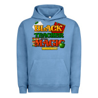 Pigment Pebble Blue Black Teacher magic Urban Hoodie - HowdyJamesFarm