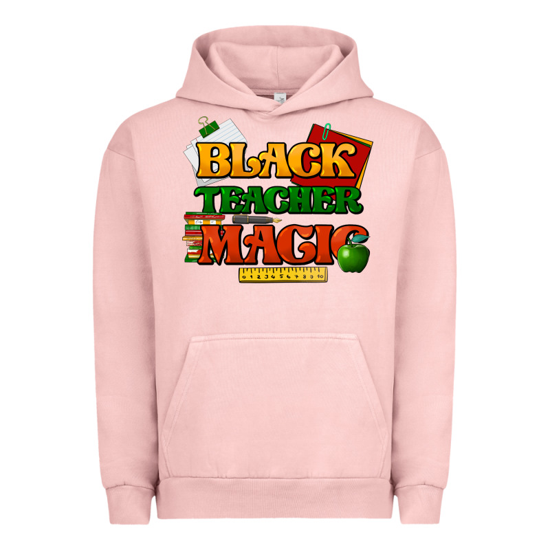 Black Teacher Magic Urban Hoodie by HowdyJamesFarm | Teevron