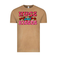 Vintage Camel hugs and kisses valentines Vintage Tee - AdoDesignShop