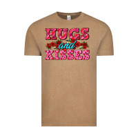 Vintage Coffee hugs and kisses valentines Vintage Tee - AdoDesignShop
