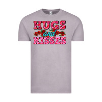 Vintage Zinc hugs and kisses valentines Vintage Tee - AdoDesignShop