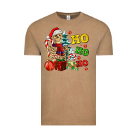 Christmas Ho Ho Ho Skeleton Vintage Tee | Teevron