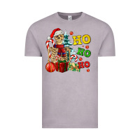 Vintage Zinc Christmas ho ho ho skeleton Vintage Tee - AdoDesignShop