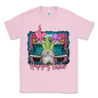 Bubblegum Pink happy easter gnomes farm truck Classic Tee - Jasminsmagicworld