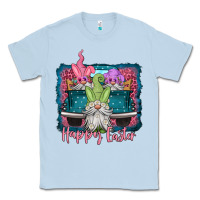 Dusty Blue happy easter gnomes farm truck Classic Tee - Jasminsmagicworld