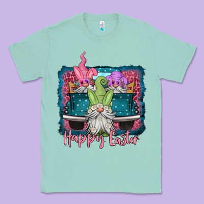 Happy Easter Gnomes Farm Truck Classic Tee Designed By Jasminsmagicworld