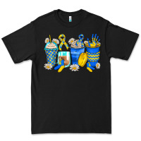 Black down syndrome coffee cups Premium Tee - Zillion Design Studio
