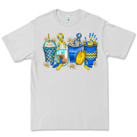 Dove Grey down syndrome coffee cups Premium Tee - Zillion Design Studio