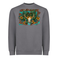 Storm leopard bull skull cactus sunflowers Heavyweight Sweatshirt - AdoDesignShop