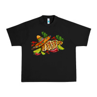 Black mexican elote corn sombrero lime and  cactus Urban Heavy Tee - AdoDesignShop
