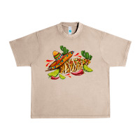 French Oak mexican elote corn sombrero lime and  cactus Urban Heavy Tee - AdoDesignShop