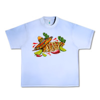 Grape Ice mexican elote corn sombrero lime and  cactus Urban Heavy Tee - AdoDesignShop