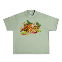 Oil Green mexican elote corn sombrero lime and  cactus Urban Heavy Tee - AdoDesignShop