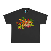 Pigment Black mexican elote corn sombrero lime and  cactus Urban Heavy Tee - AdoDesignShop