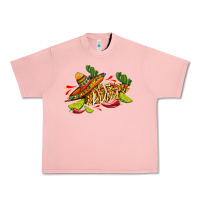Salmon mexican elote corn sombrero lime and  cactus Urban Heavy Tee - AdoDesignShop