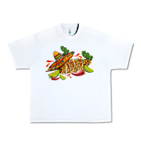 White mexican elote corn sombrero lime and  cactus Urban Heavy Tee - AdoDesignShop