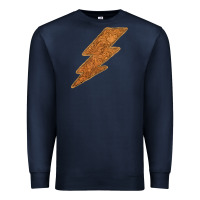 Navy Western Vintage Pattern Lightning Premium Sweatshirt - Bettercallsaul