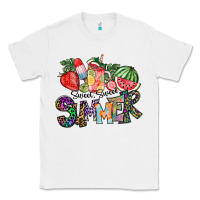 White Sweet Sweet Summer Classic Tee - CowhideDigitalArt